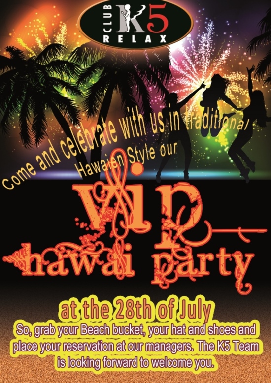 K5 HAWAI PARTY